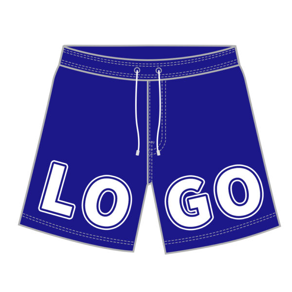 Clothing Design Front of Navy Blue Shorts Mens