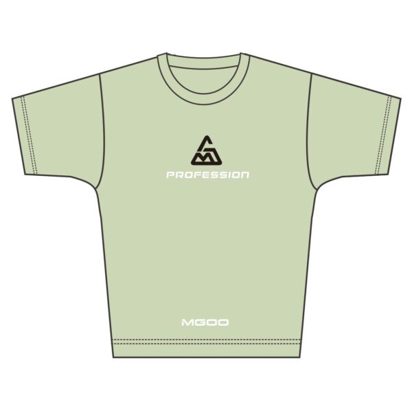 Clothing Design Front of Custom Print T Shirt in Green