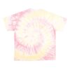 Clothing Sample Back of Womens Custom T Shirts Tie Dye