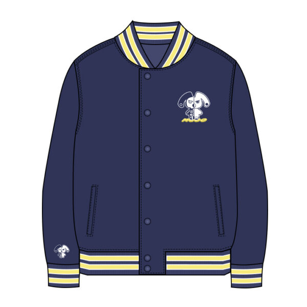 Clothing Design of Blue Varsity Jacket Mens