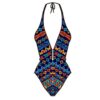 Bikini Sets With Pattern Designs in Orange and Blue