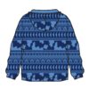Back of Mens Custom Blue Full Printing Men's Jackets