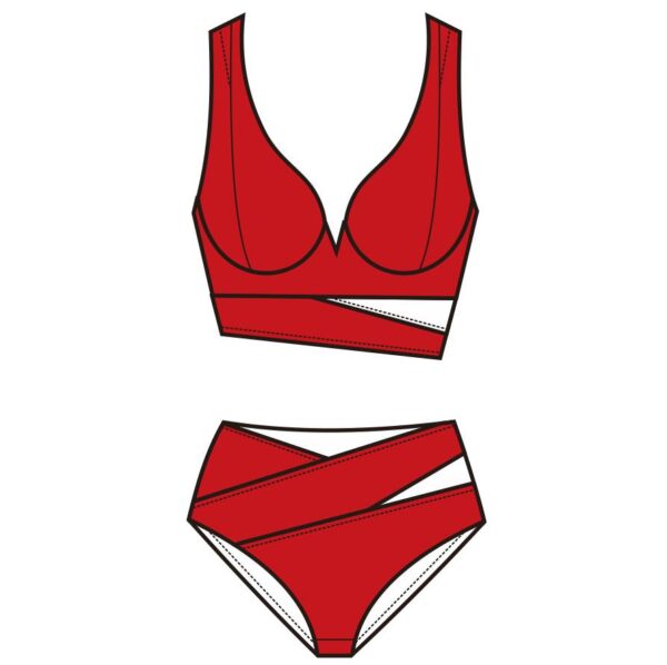 Women's Wear Bikini Sets In Red