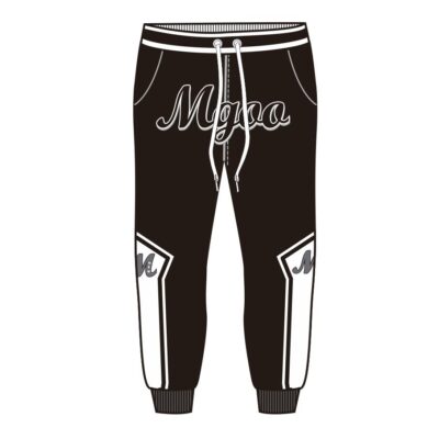 Front of Black Sweatpants Mens Outfit