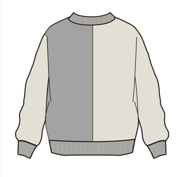 Back of Custom Sweatshirts Bulk Clothing Design Available
