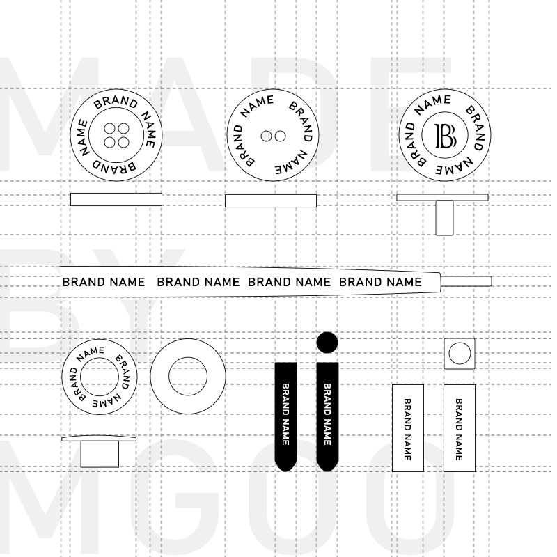 buttons eyelets sketch