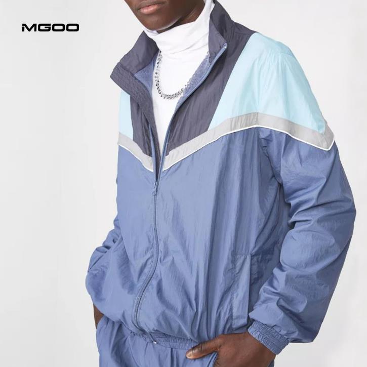 Front of Mens Color Block Jackets