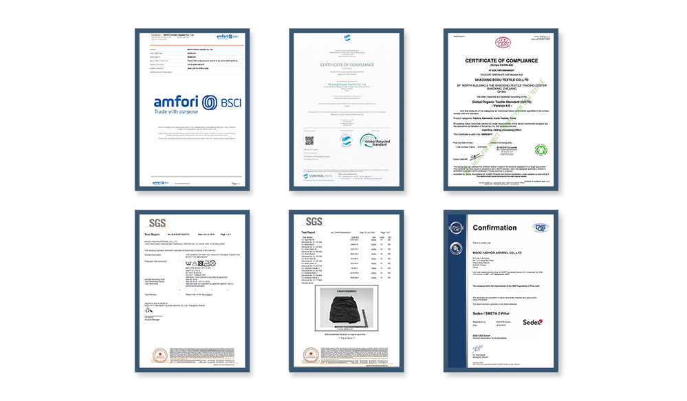 certificates of MGOO