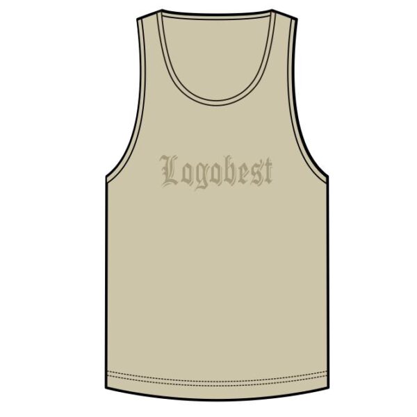Front of Custom Plain Color Tank Top