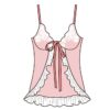 Front of Custom Womens Pink Lingerie