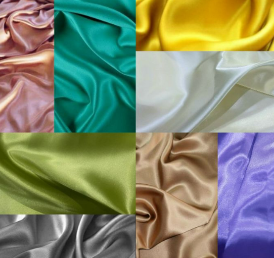 All kinds of silk fabrics