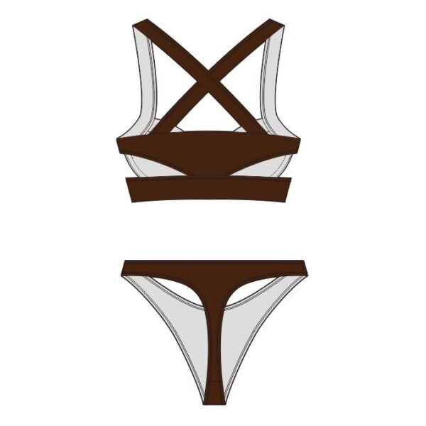 womens fashion sexy brown swimsuits