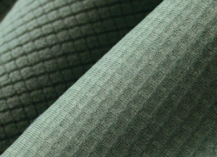 grid fleece fabric 