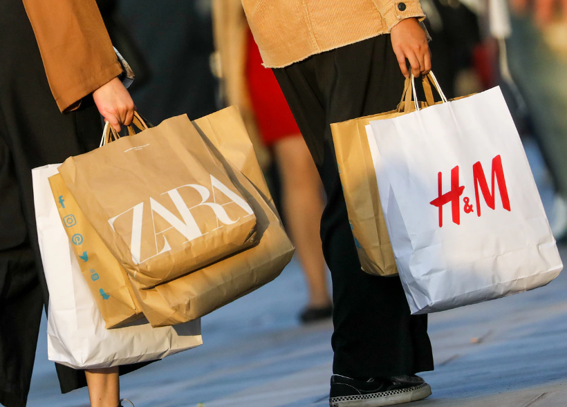 Fast fashion brands such as zara, h&m