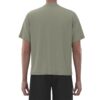 MBT002 the back of Men'S Grey Green Retro Cross Print City Street T-Shirt Boxy T-Shirts