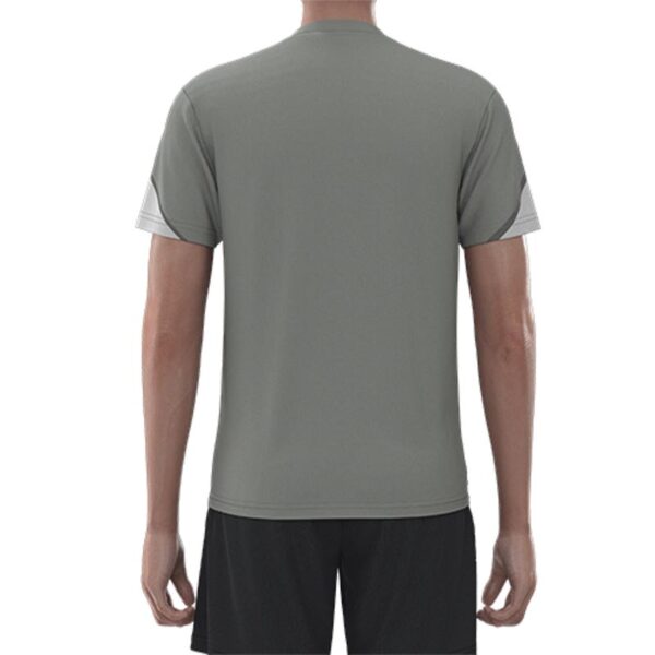 MMT001 the back of Men'S Green Patchwork Gray Sports Style Muscle T-Shirts