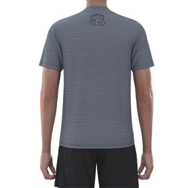 MMT003 the back of Men'S Gray Sports Wind Sports Club Muscle T-Shirts